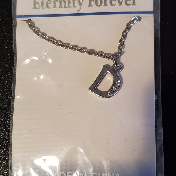 Eternity Forever 18K RGP Chain Necklace D Shape - Picture 1 of 2